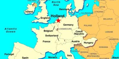 Alankomaat - Hollanti kartta - Kartat Hollanti - Holland (Länsi-Eurooppa -  Eurooppa)
